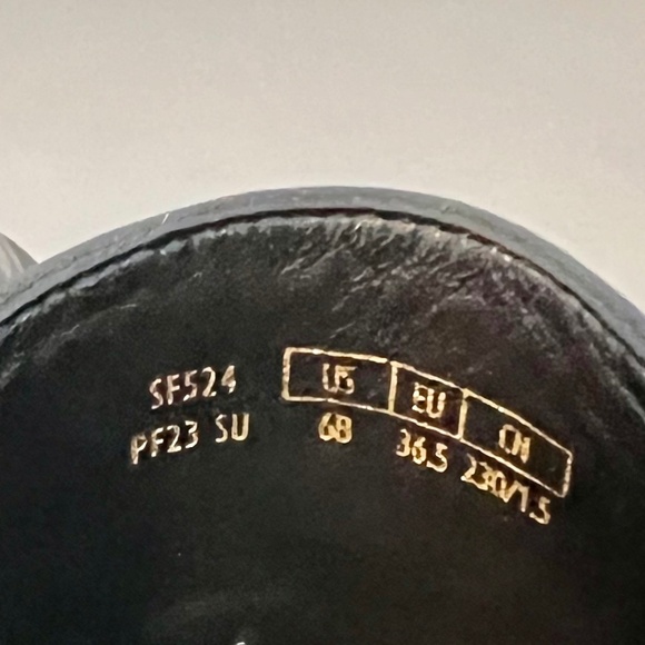 Stuart Weitzman Soho Mule Slip-on Loafer Lug Sole Black Women's Size 6 / 36.5 - Picture 12 of 12